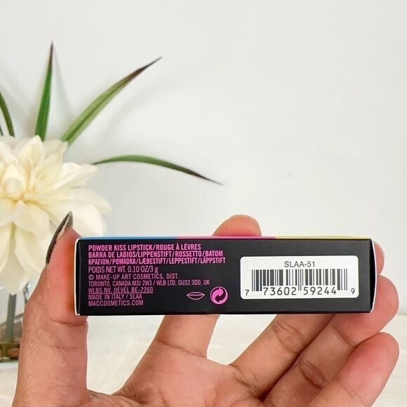 NIB MAC‎ Moon Masterpiece Powder Kiss Lipstick Healthy, Wealthy and Thriving - Picture 5 of 8